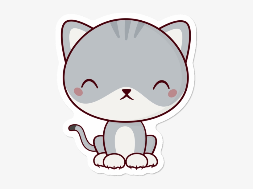 Download Kawaii Cute Kitten Cat - Cat | Transparent PNG Download | SeekPNG