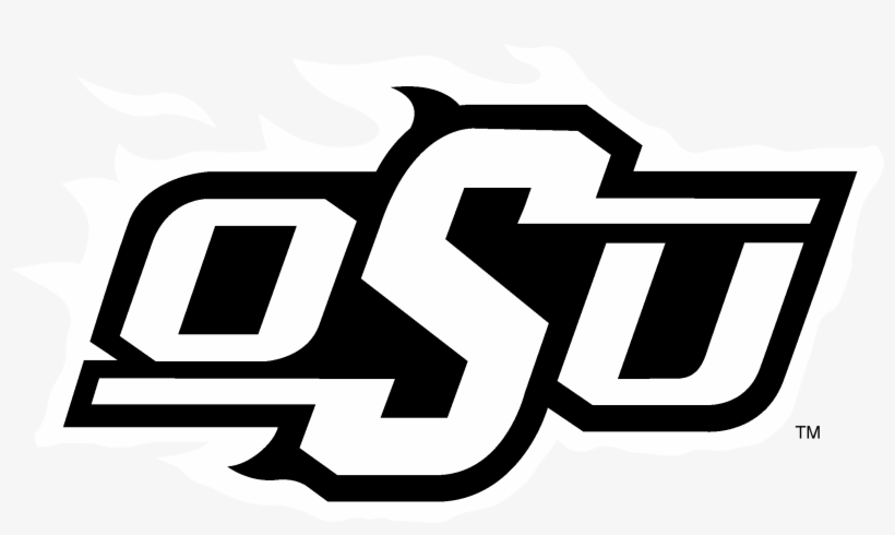 Osu Logo Black And White - Oklahoma State University Flags, transparent png download