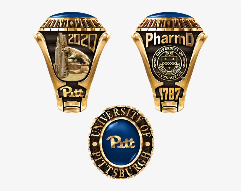 Share Your Ring Design With Friends And Family - Pitt Graduation Ring, transparent png download