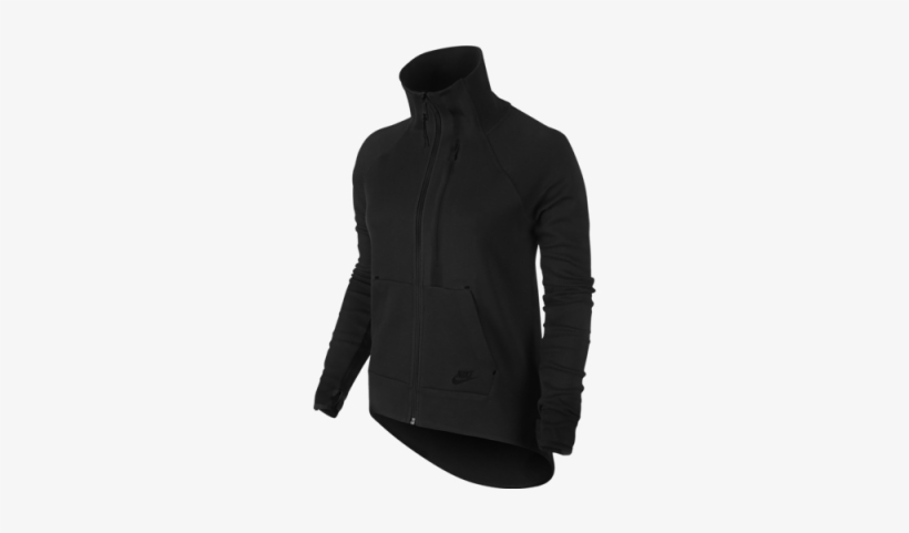 Women's Nike Tech Fleece Moto Cape - Hoodie, transparent png download