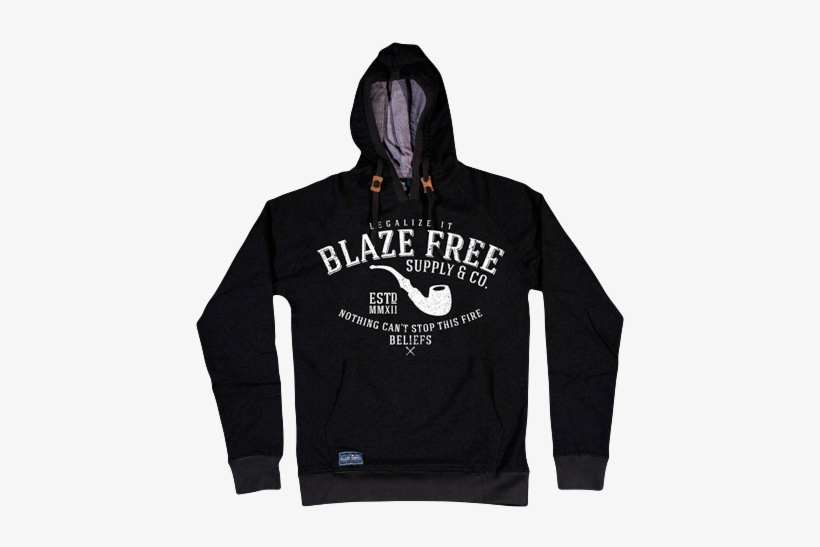 Blaze Free Black - Hoodie, transparent png download