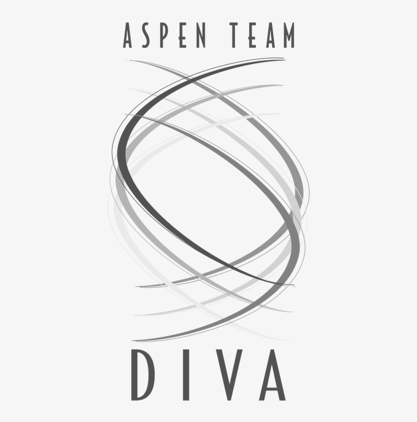 Aspen Divas Are Three Womens' Synchro Teams Based In - Line Art, transparent png download