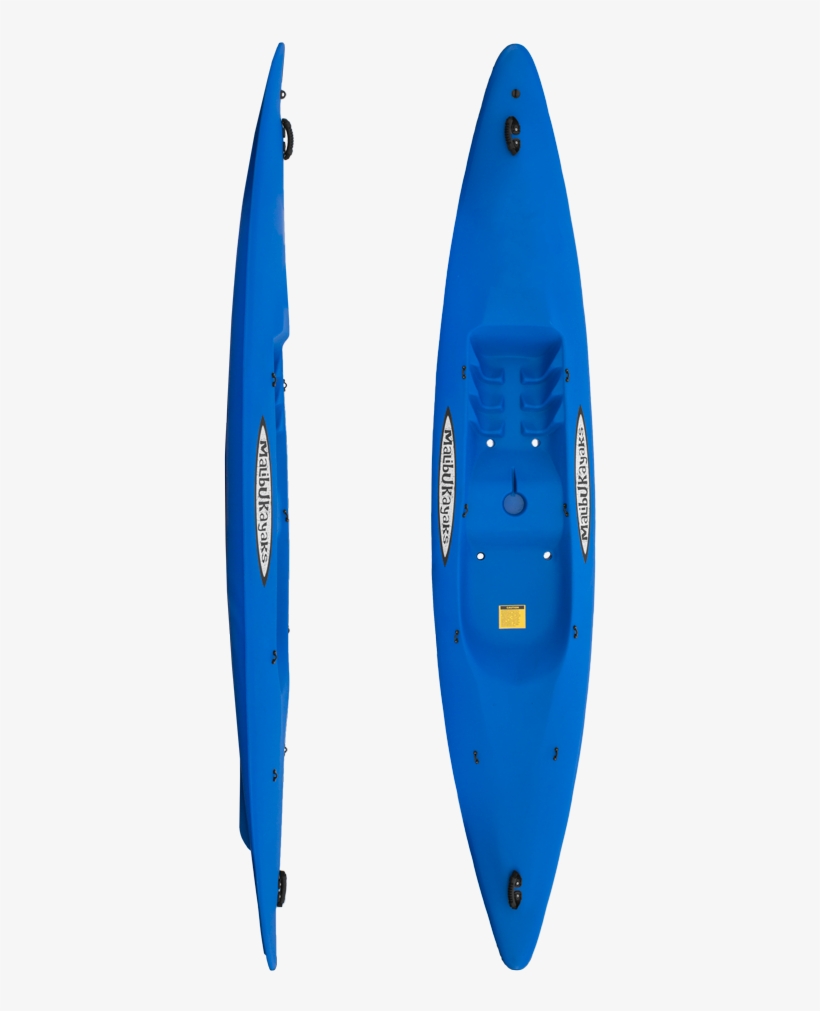 3 4 Blue Recreational Malibu Kayak Vertical - Sea Kayak, transparent png download