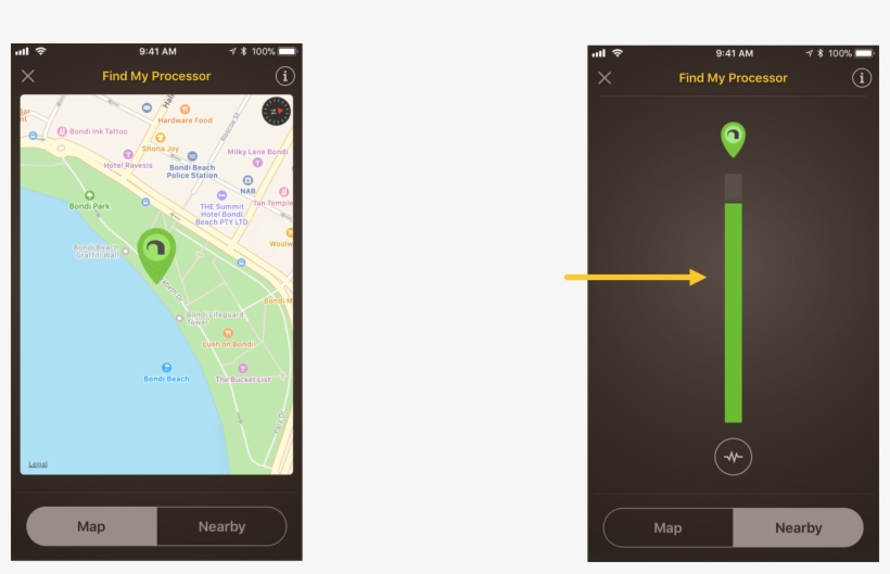 Nearby Feature - Iphone, transparent png download