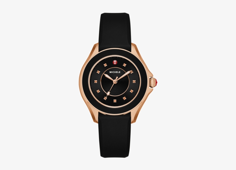 361493 19895 - Michele Watch Black Rose, transparent png download