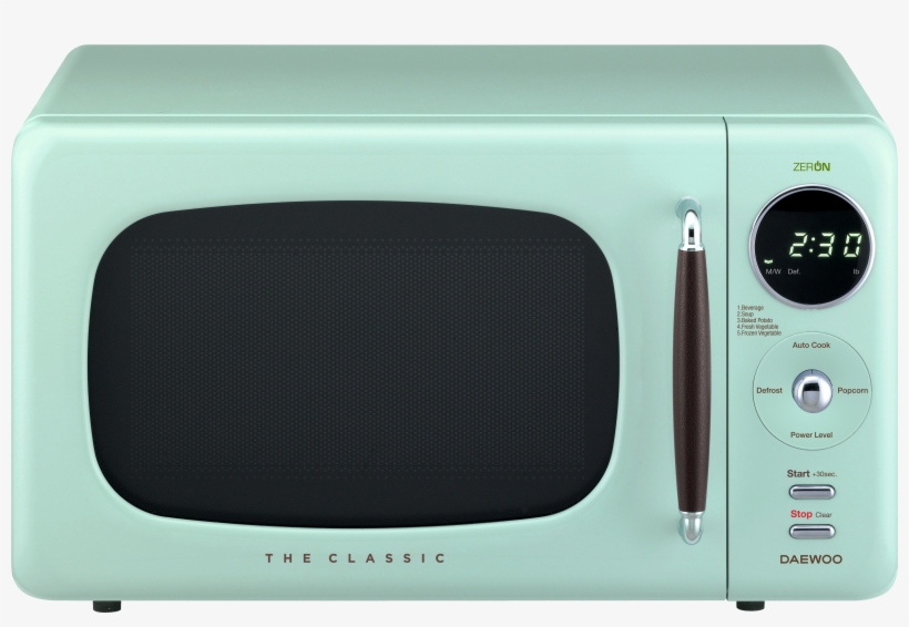 Daewoo Kor07r3zem Retro Iii Countertop Microwave Oven, transparent png download