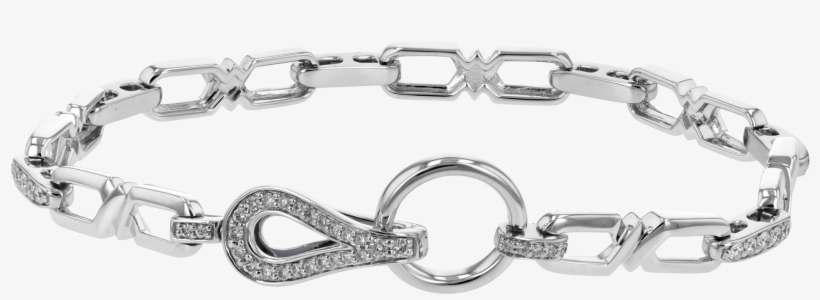 Gold Bracelet W/ Diamonds B1251 - Bracelet, transparent png download