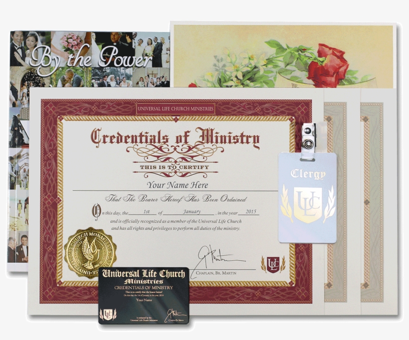 Classic Wedding Set - Diploma, transparent png download