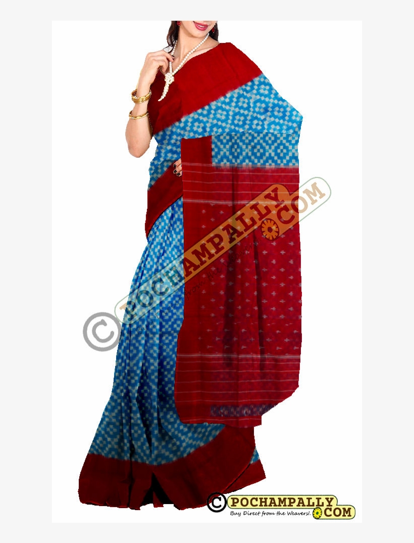 Cs029 T=1520071928 - Ikat Cotton Saree Designs, transparent png download