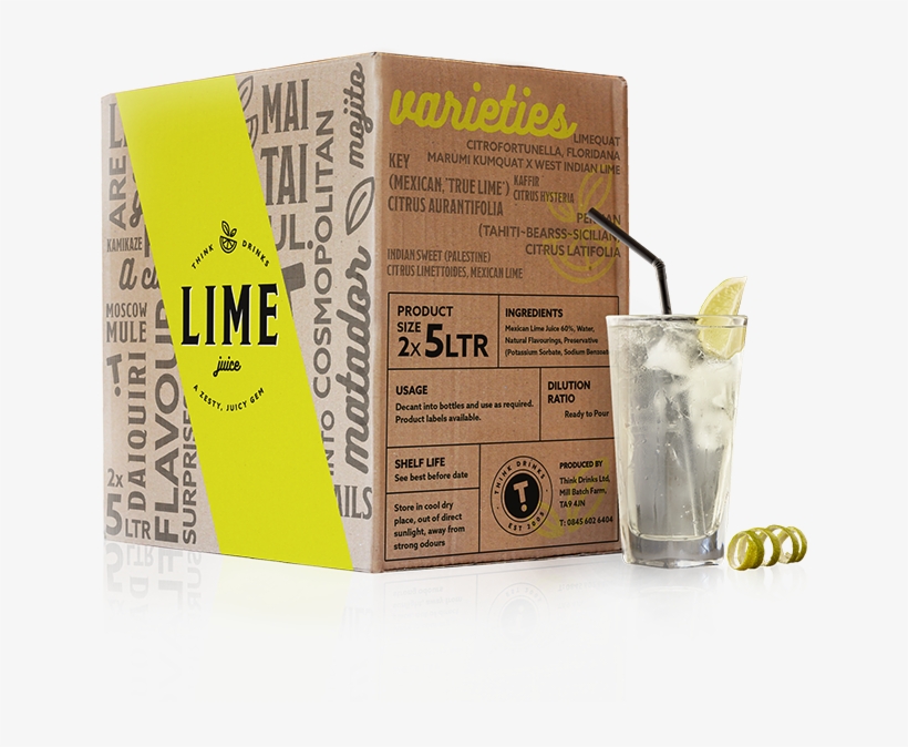 Lime Juice - Vodka And Tonic, transparent png download
