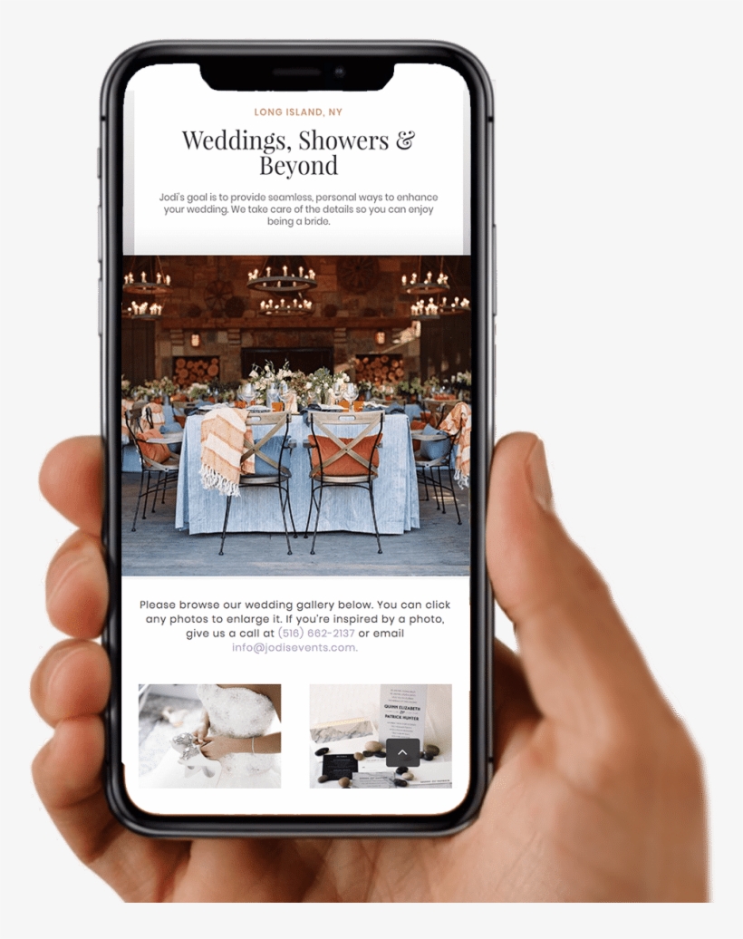 Wedding Industry Websites, Wedding Industry Web Design, - Iphone X Email Mockup, transparent png download
