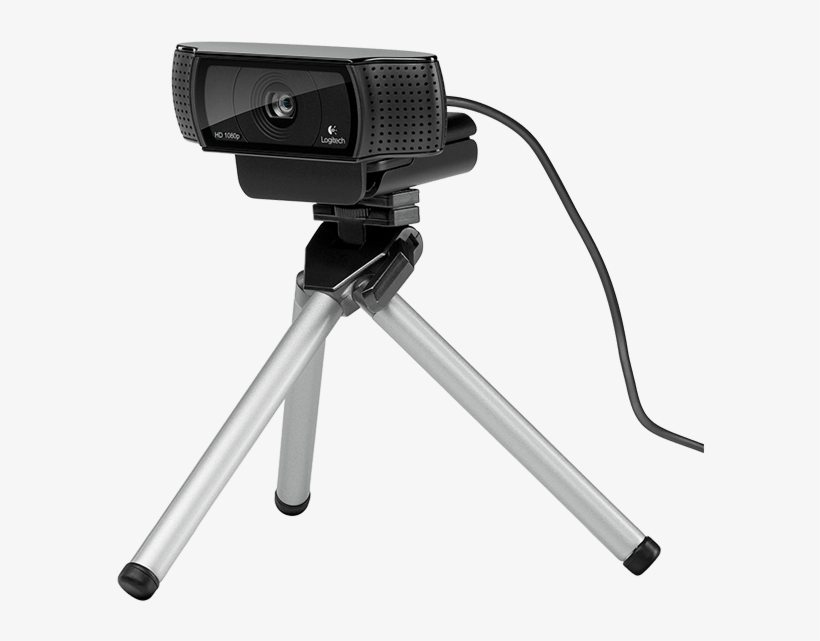 C920 Hd Pro Webcam - Logitech C920 Tripod, transparent png download