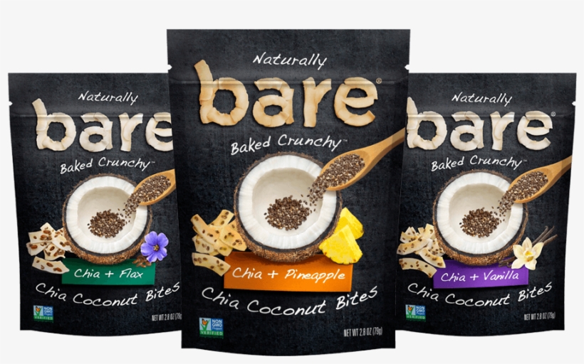Pepsico Bares Its Intentions With Its Latest Health - Bare Coconut Chips Chia, transparent png download