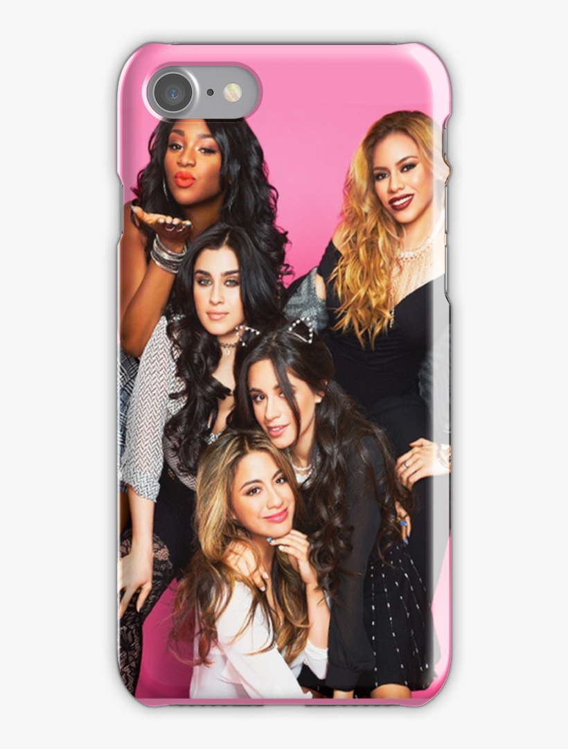 5h Pink Group Photo Iphone 7 Snap Case Ally Brooke, - Fifth Harmony Foto Vertical, transparent png download