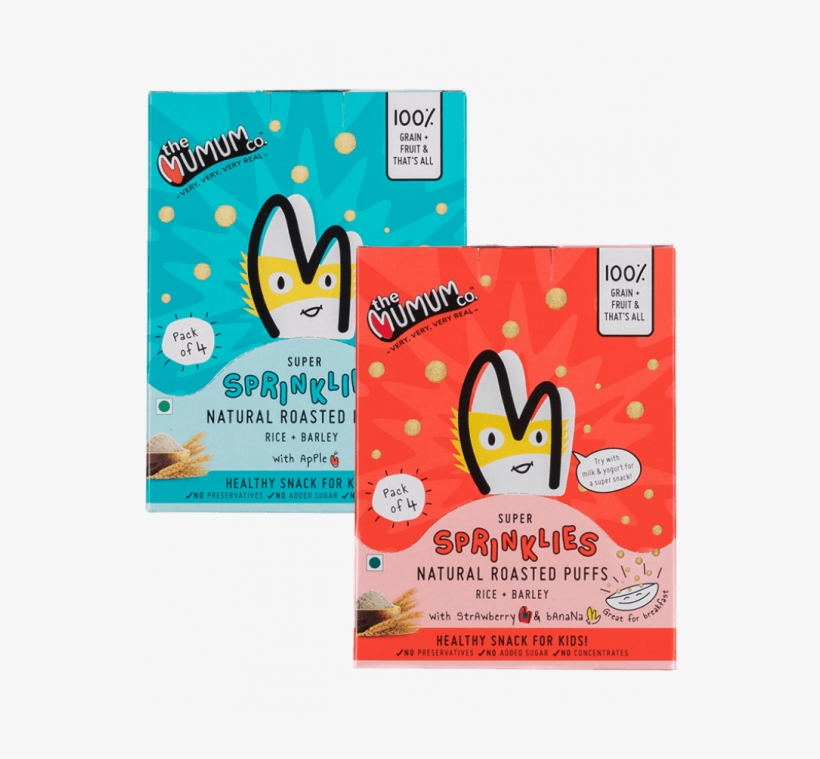 Super Sprinklies Apple & Strawberry Banana Pack - Baby Food, transparent png download