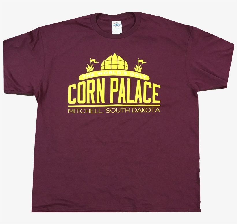 Official Corn Palace Logo Tee - Active Shirt, transparent png download
