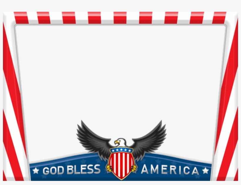 Free Png Download God Bless Americaframe Png Images - Bald Eagle, transparent png download