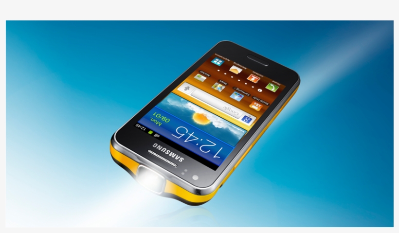 Samsung Galaxy Beam - Samsung Smartphone With Projector, transparent png download