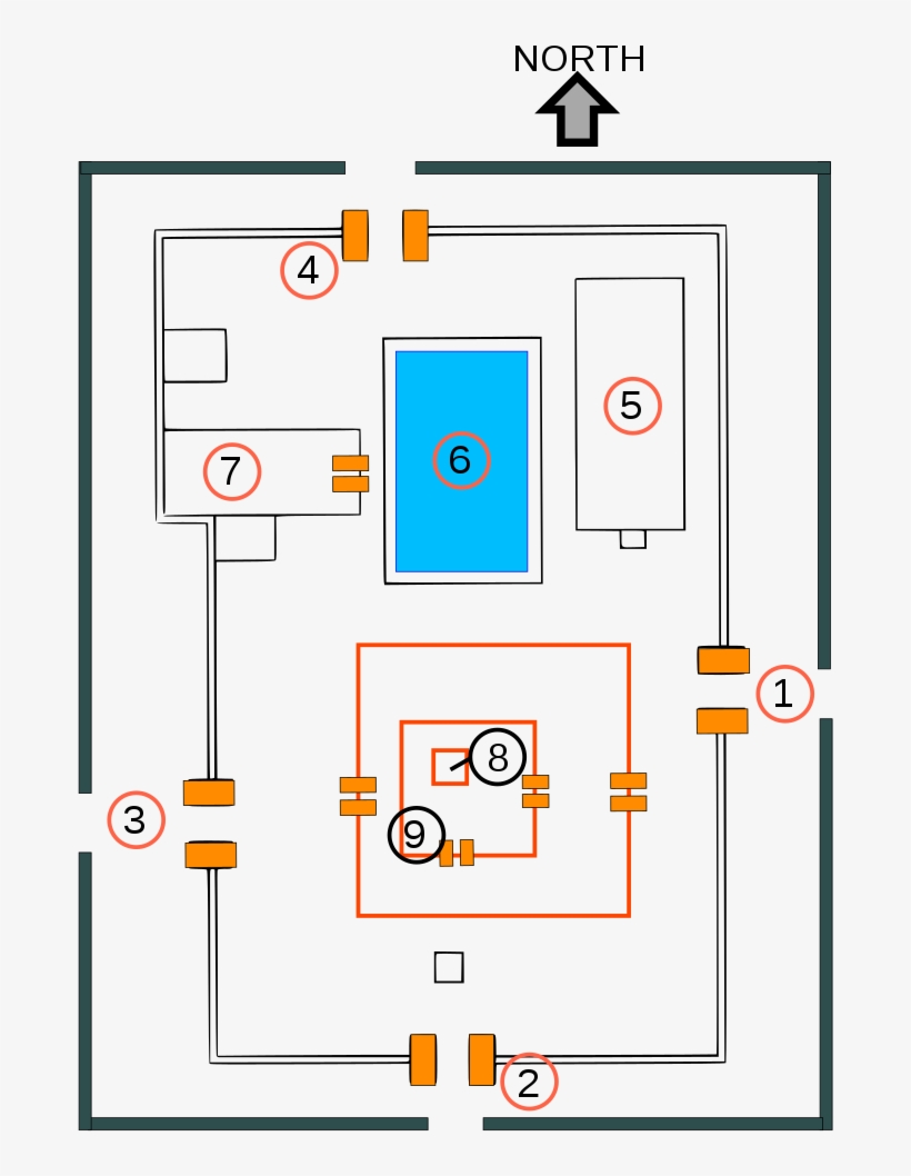 10th To 13th Century Chidambaram Nataraja Temple Plan - Chidambaram Nataraja Temple Plan, transparent png download