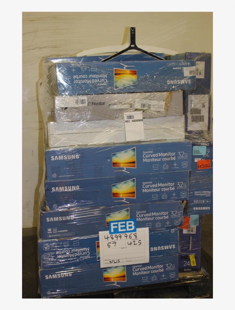 Pallet 23 Pcs Monitors Tested Not Working Samsung, - Garment Bag, transparent png download