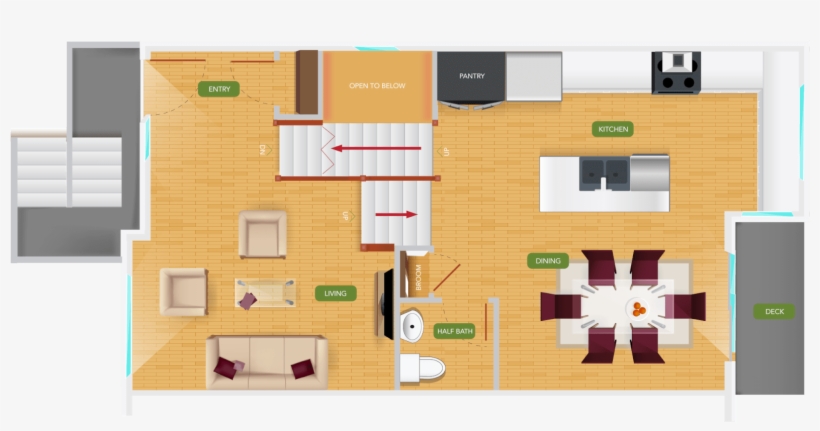 01 The Clove Main - Floor Plan, transparent png download