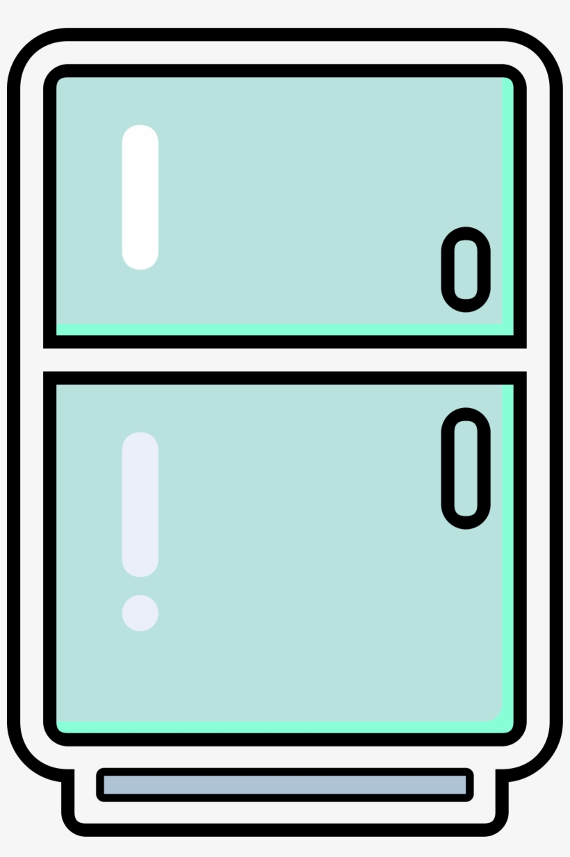 Clipart Free Of Typegoodies Me - Clip Art Refrigerator Png, transparent png download