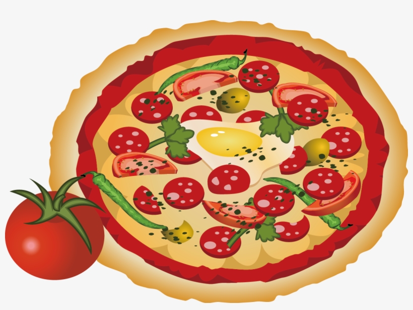 Clip Art Transprent Png Free Download Cuisine - Transparent Pizza Drawing Png, transparent png download
