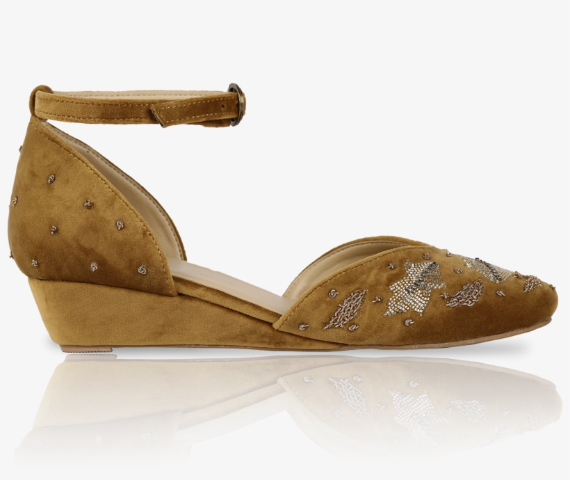 Midnight Petals Gold - Sandal, transparent png download