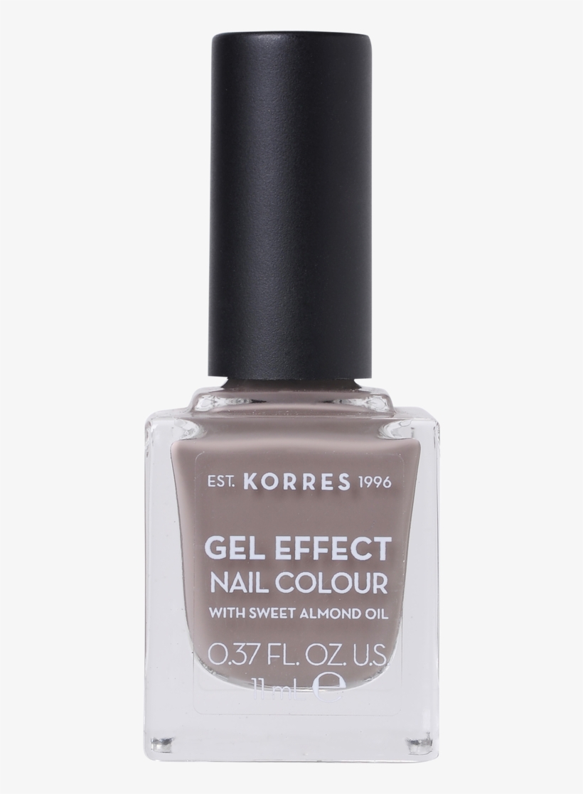 Korres Gel-effect Nail Colour 95 Stone Grey - Brisa Gel Brush On White, transparent png download