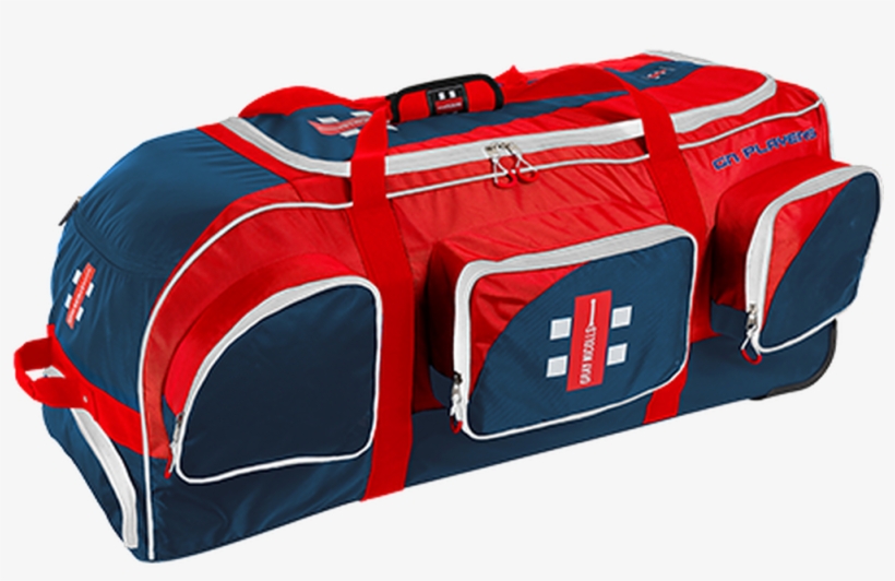 Cricket Kit Bag Gray Nicolls Players Navy/red - Gray-nicolls, transparent png download
