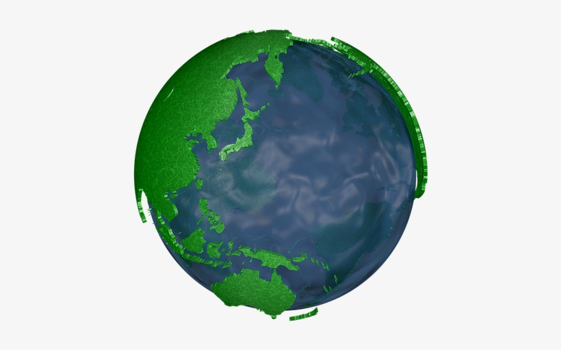 3d Earth Png - Mundo 3d Png, transparent png download