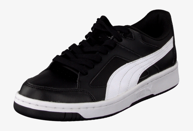 Puma Rebound V2 Lo Jr Black/white - Nike Sb Blazer Vapor, transparent png download