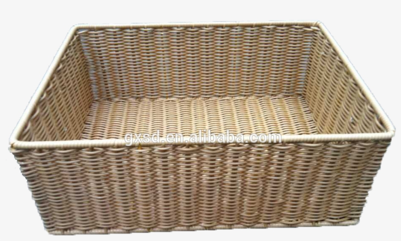 Eco-friendly Pe Rattan Woven Basket For Supermarket - Wicker, transparent png download