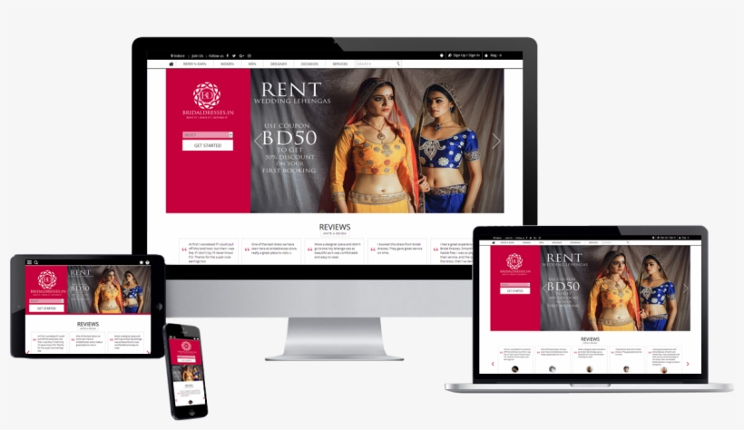 Ultra Responsive Websites With Clean Design - Online Advertising, transparent png download