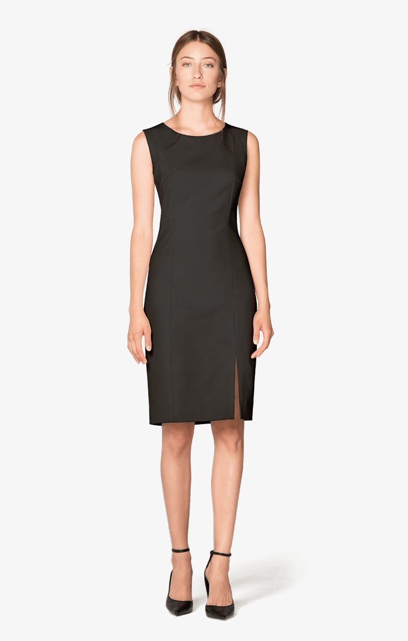 Blue Custom Sheath Dress - Dress, transparent png download