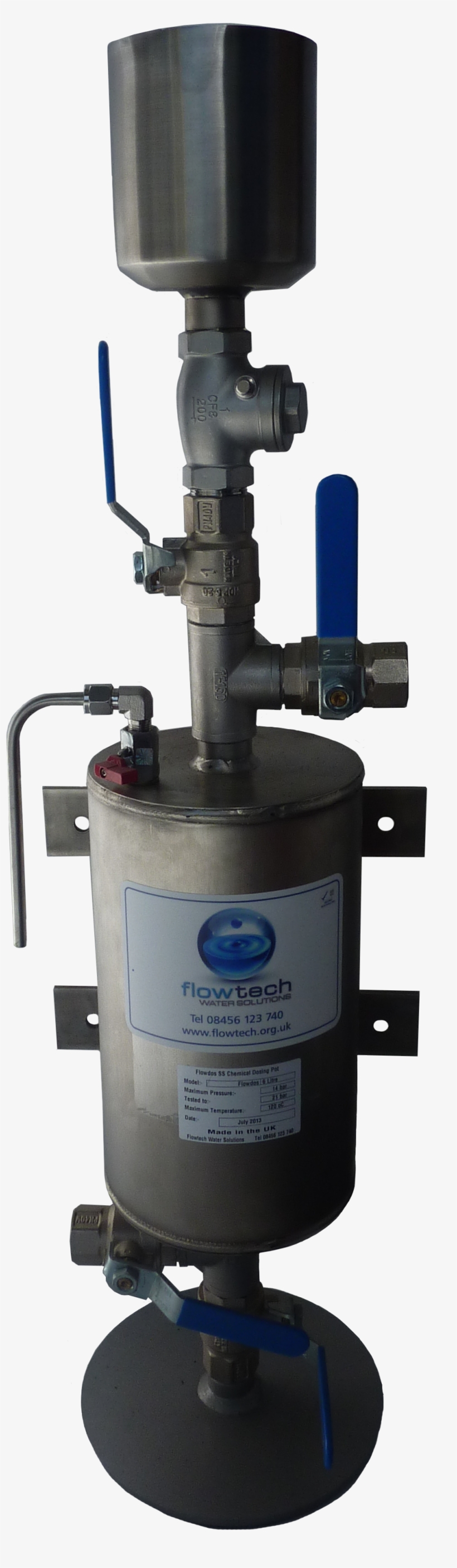 Flowdos Chemical Dosing Pot - Chemical Dosing System In Hvac, transparent png download