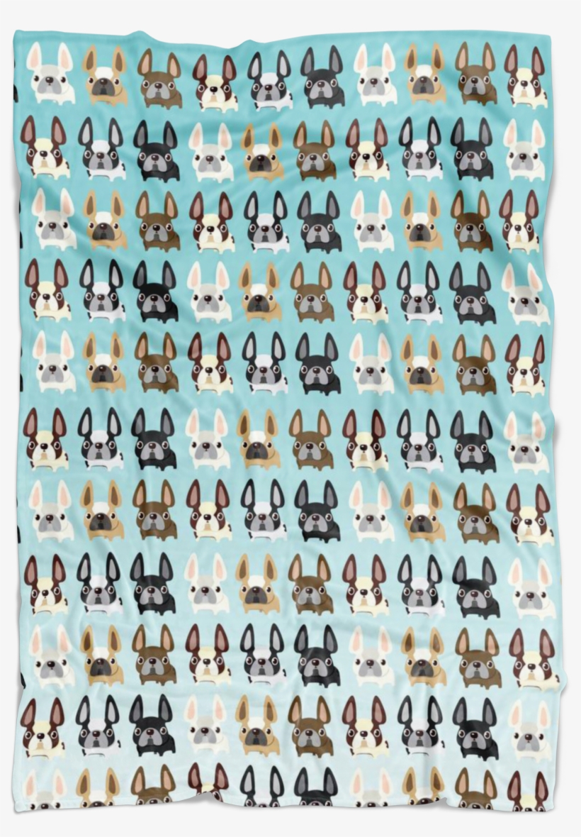 Frenchies Overload Fleece Blanket - Monkey, transparent png download