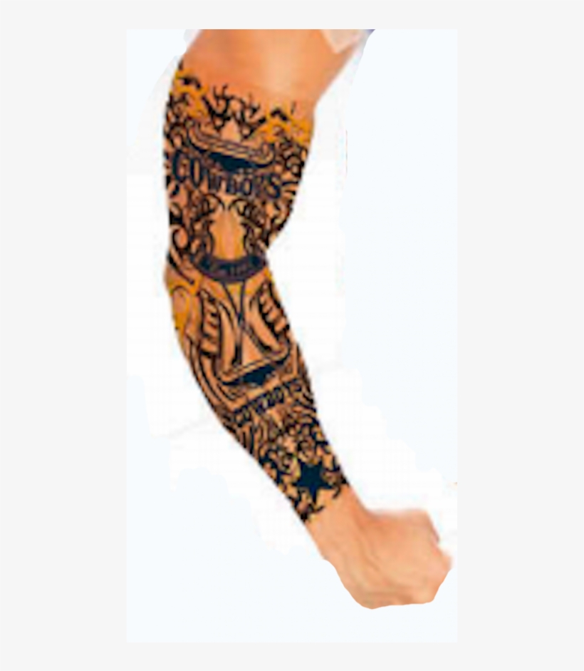 North Queensland Cowboys Nrl Adult Tattoo Sleeve - North Queensland Cowboys Tattoo, transparent png download