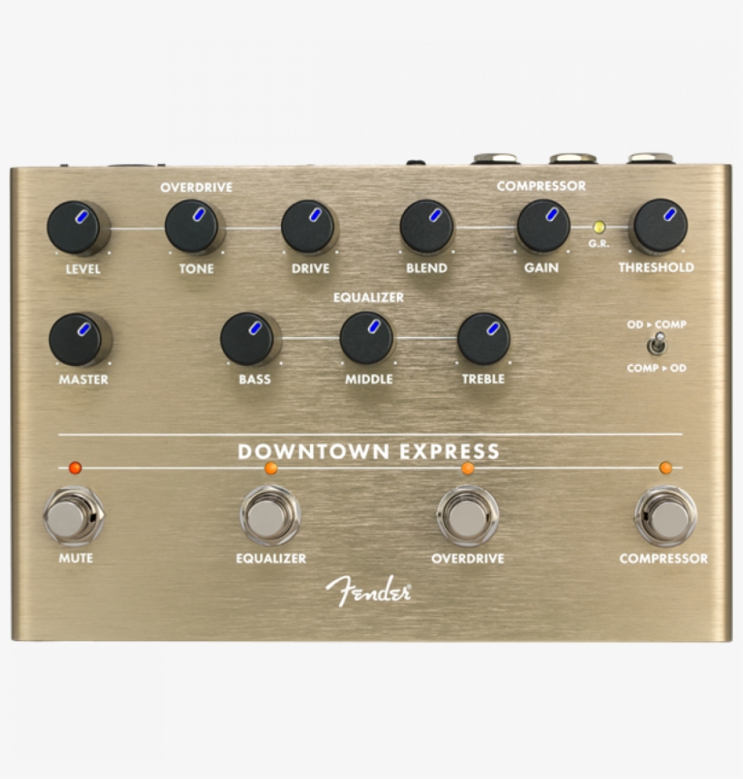 Fender Downtown Express Bass Multi-effects Pedal - Fender Downtown Express, transparent png download