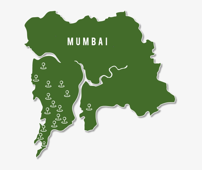 Antarang Foundation Works Across Mumbai, Pune And Udaipur - Map, transparent png download