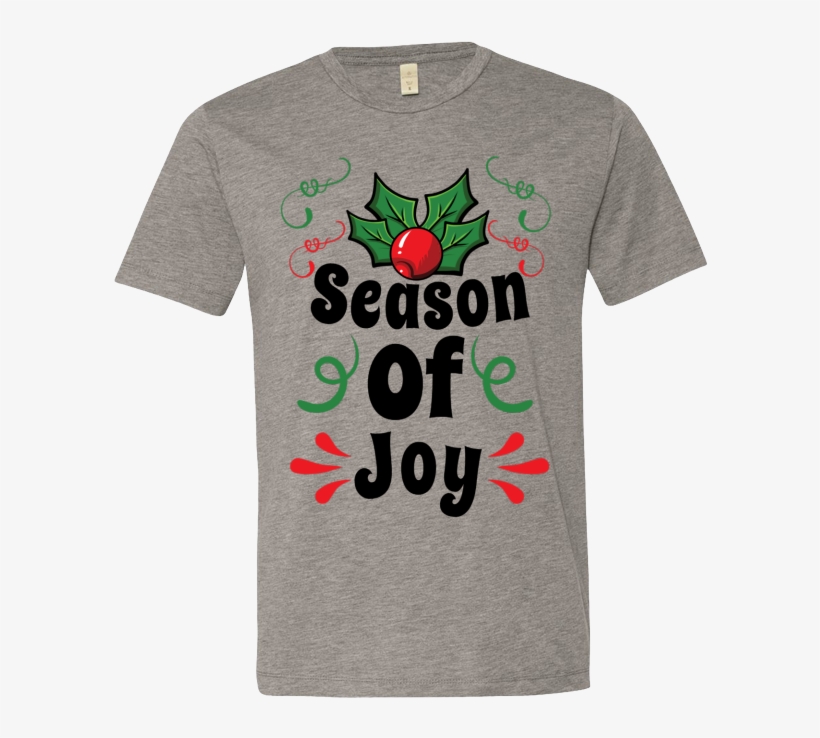Season Of Joy Tee Shirt Design - Active Shirt, transparent png download