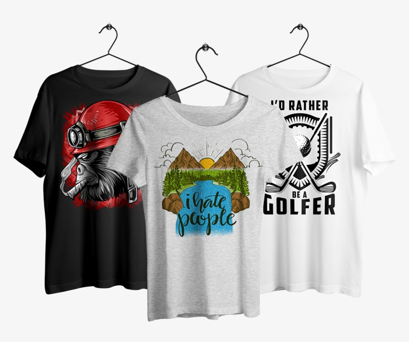 Your Print On Demand Design Resource - Long-sleeved T-shirt, transparent png download