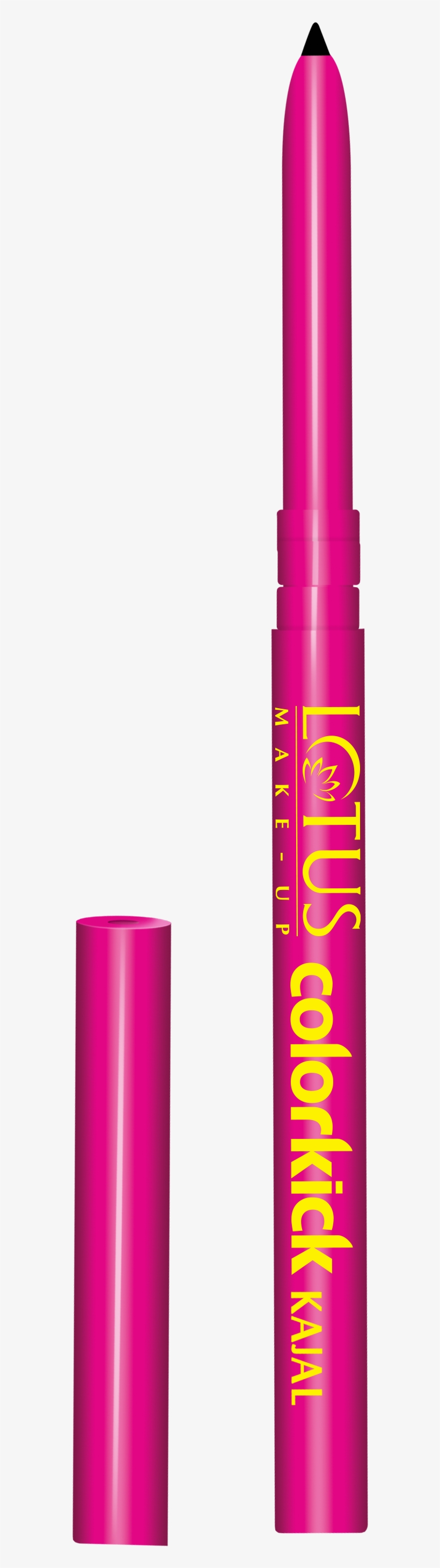 Lotus New Launch Colorkick 8 Hrs Stay & Shine Kajal - Pink Colour Eye Kajal, transparent png download