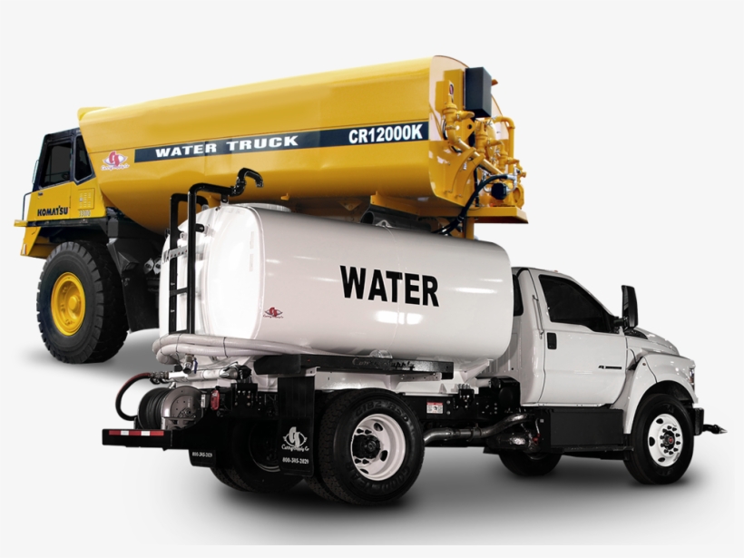 Water Trucks & Tanks - Truck, transparent png download