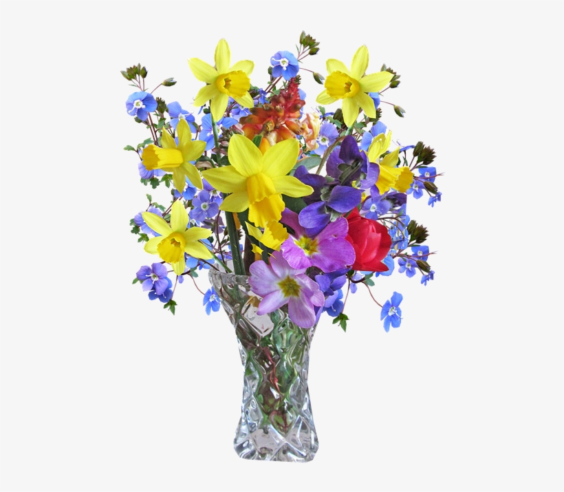 Flower, Vase, Spring, Arrange - Flower, transparent png download