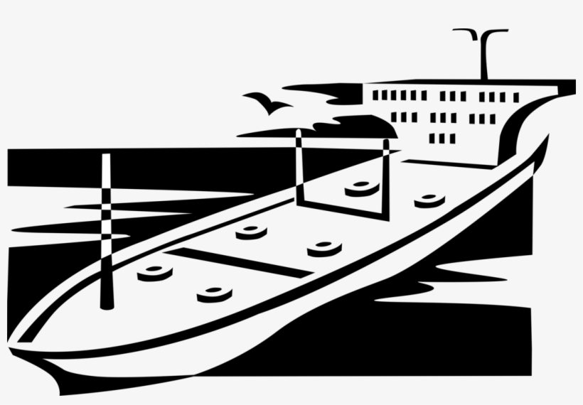Clipart Library Oil Vector Tanker - Illustration, transparent png download