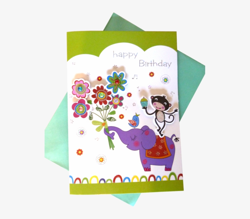 607 Single Birthday Card - Paper, transparent png download