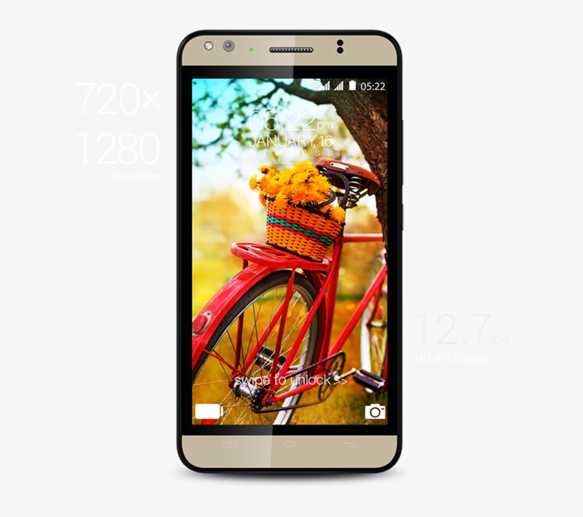 Large Bright Hd Screen For Immersive Experience - Karbonn Titanium Mach Five, transparent png download