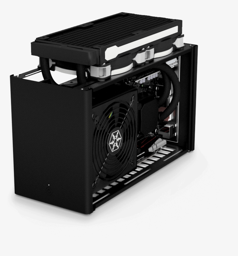 The L Tophat Extends Your Ghost S1 Height With 57 Mm - Louqe Ghost S1 Aio, transparent png download