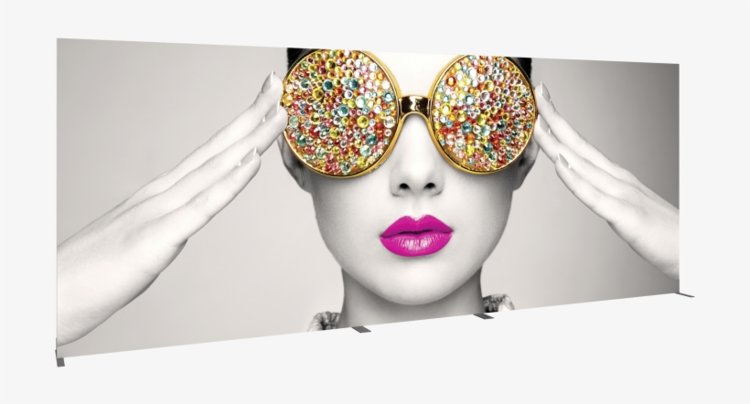 Vector Frame Rectangle 07 Fabric Banner Display - Fashion Eyewear, transparent png download